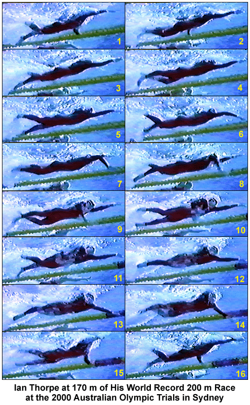 Ian Thorpe at 170 m