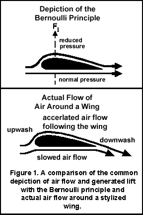 Flow over a wing