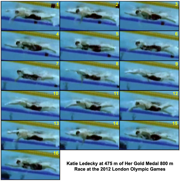 Katie Ledecky at 475 m