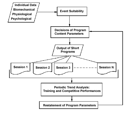 Flow diagram of individual programming